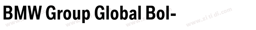 BMW Group Global Bol字体转换 BMW Group Global Bol字体转换